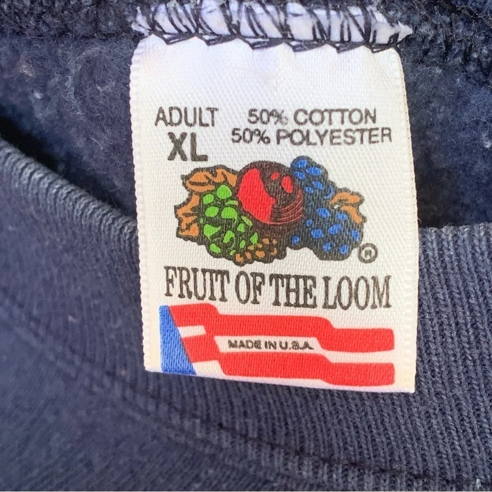Vintage Best Grandma Embroidered Crewneck Sweatshirt Adult XL 90s Sweater Hearts - Picture 6 of 6